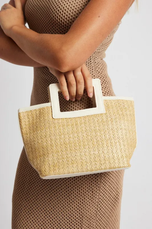 Beige Straw Tote Bag sold by Ally Fashion