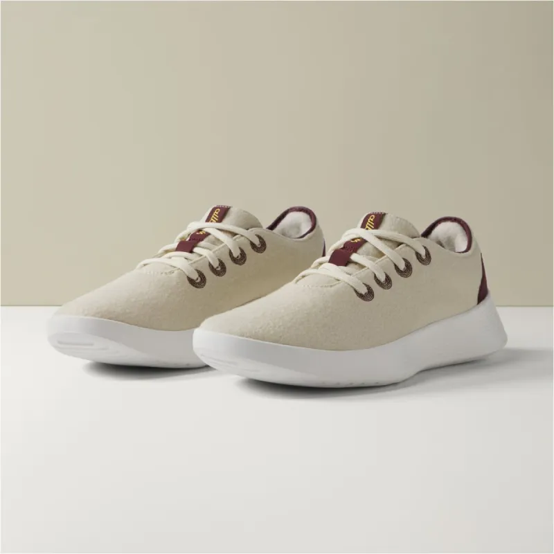Men's Wool Runner 2 - Beige Hush/Botanic Red (Blizzard Sole) sold by allbirds
