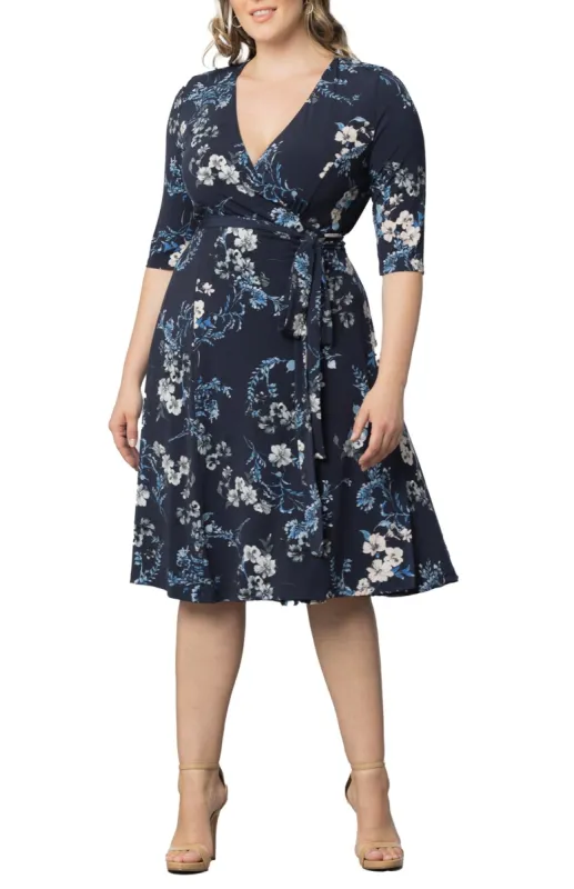 Signature Wrap Dress - Plus sold by Dress Barn