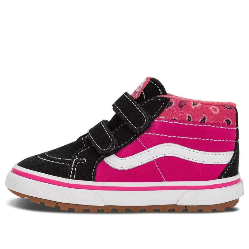 (TD) Vans Paisley Sk8-mid Reissue Mte-1 'Pink Black' VN0A5KRNB9P sold by KicksCrew