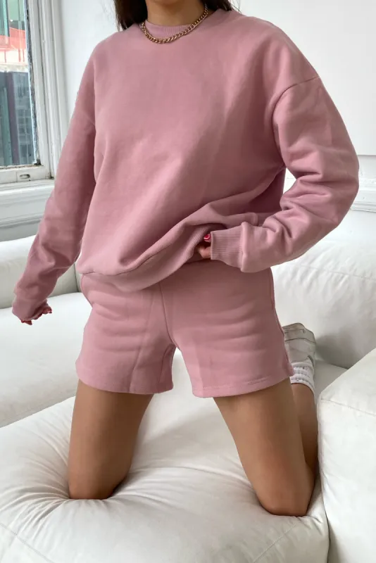 Softlux Sweatshirt - Blush Pink sold by KOANA SWIM