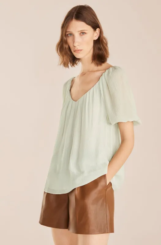 Puff Sleeve Top sold by Rebecca Taylor