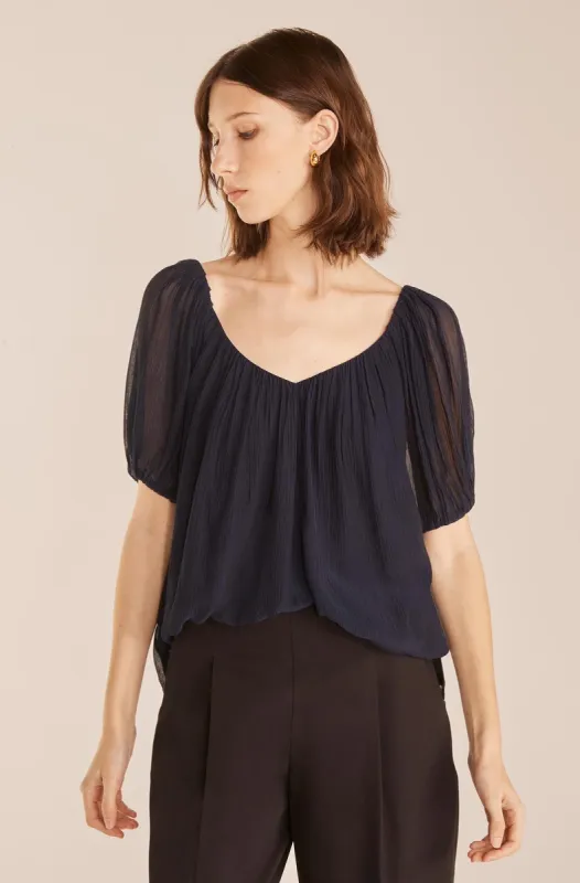 Puff Sleeve Top sold by Rebecca Taylor