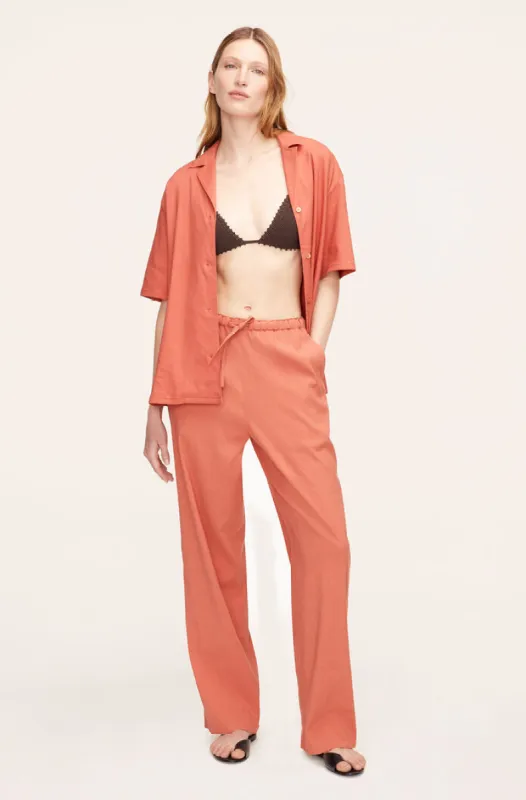Stretch Linen Pull-On Pant sold by Rebecca Taylor