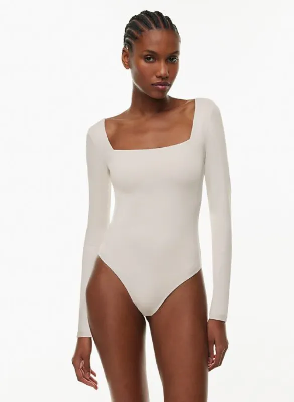 contour squareneck longsleeve bodysuit sold by Aritzia
