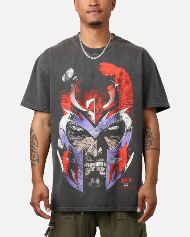 Marvel X-Men Magneto Heavyweight T-Shirt Black Wash sold by Culture Kings