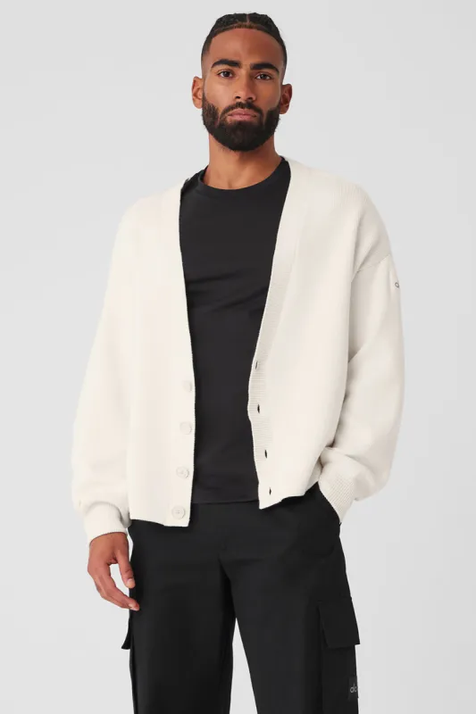 Scholar Cardigan Sweater - Ivory sold by Alo Yoga