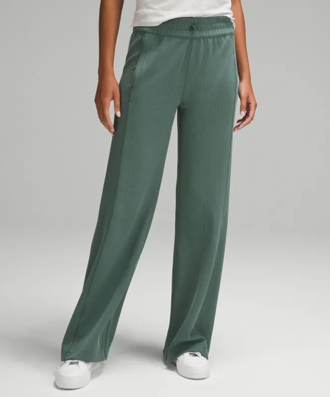 Ribbed Softstreme Mid-Rise Pant 32.5" sold by Lululemon