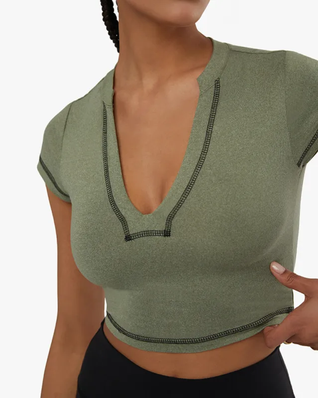V-neck Tee sold by WeWoreWhat