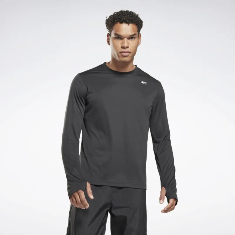 Reebok Apparel Men Training Long-Sleeve Top NGHBLK sold by Reebok