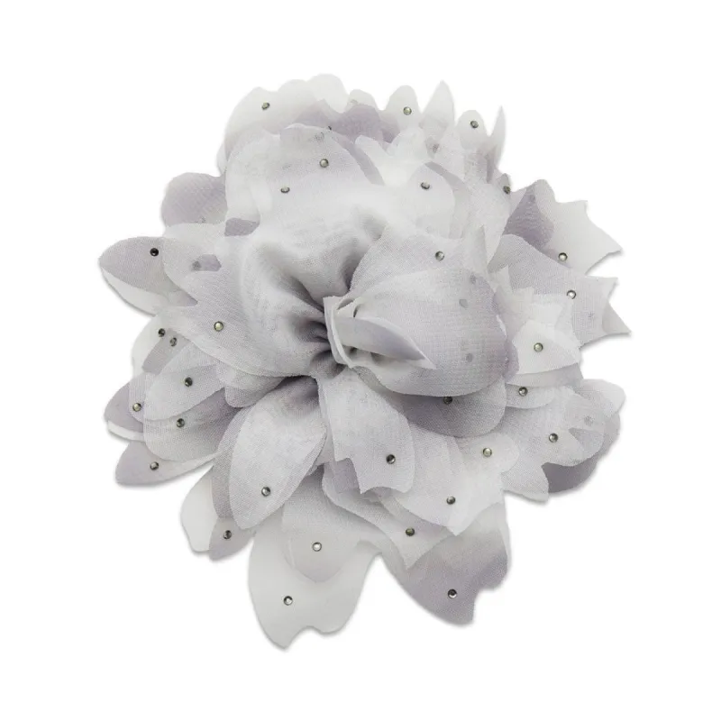 LELE X SJP ANTHRACITE PEONY BROOCH sold by Lele Sadoughi