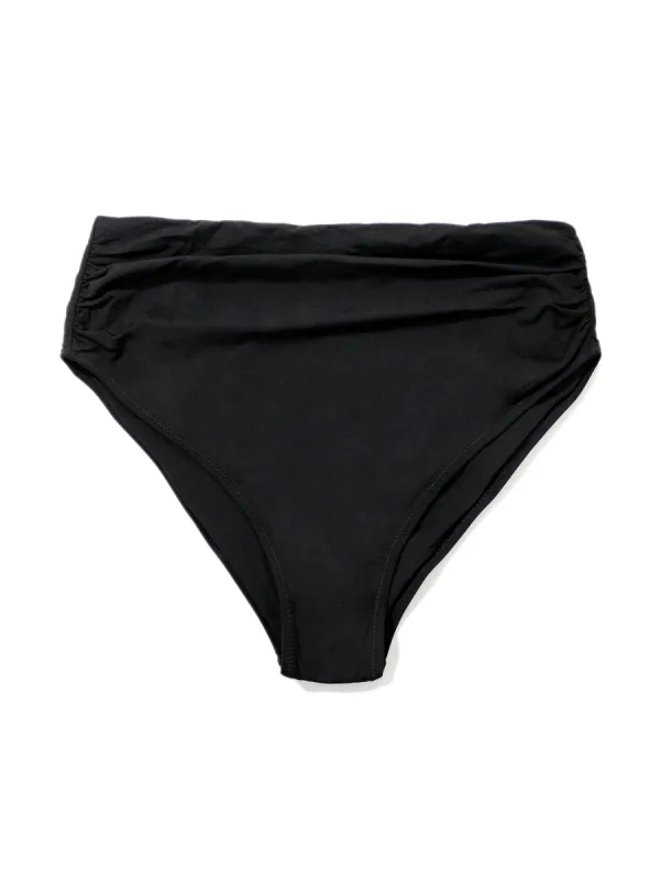 High Rise Cheeky Swimsuit Bottom Black sold by Hanky Panky