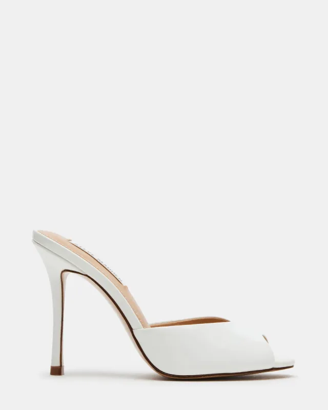 PRIYA WHITE PATENT sold by Steve Madden