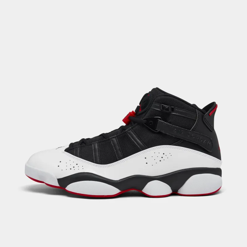 Jordan 6 Rings Black / University Red - White sold by JD Sports