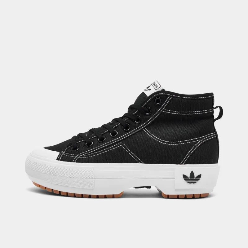 adidas Originals Women's Nizza Trek Core Black / Cloud White - Gum sold by JD Sports