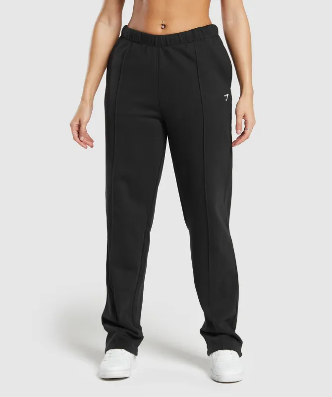 Gymshark Lifting Straight Leg Joggers - Black sold by Gymshark