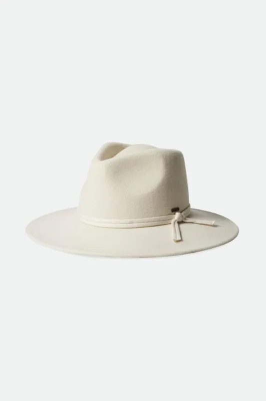 Joanna Felt Packable Hat - Off White sold by Brixton