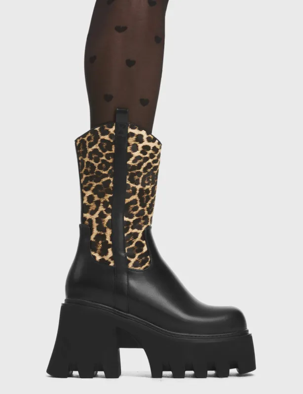 Virtuous Chunky Platform Ankle Boots sold by Lamoda