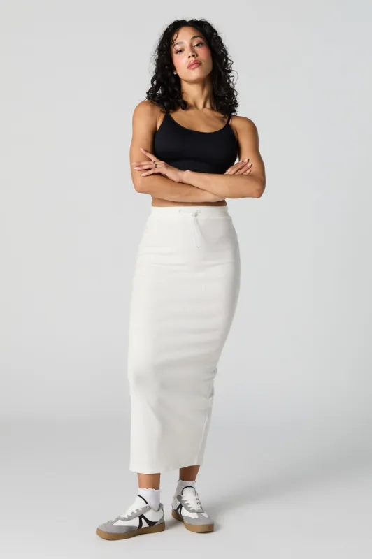 Jupe midi avec taille coulissante à barillet sold by Urban Planet
