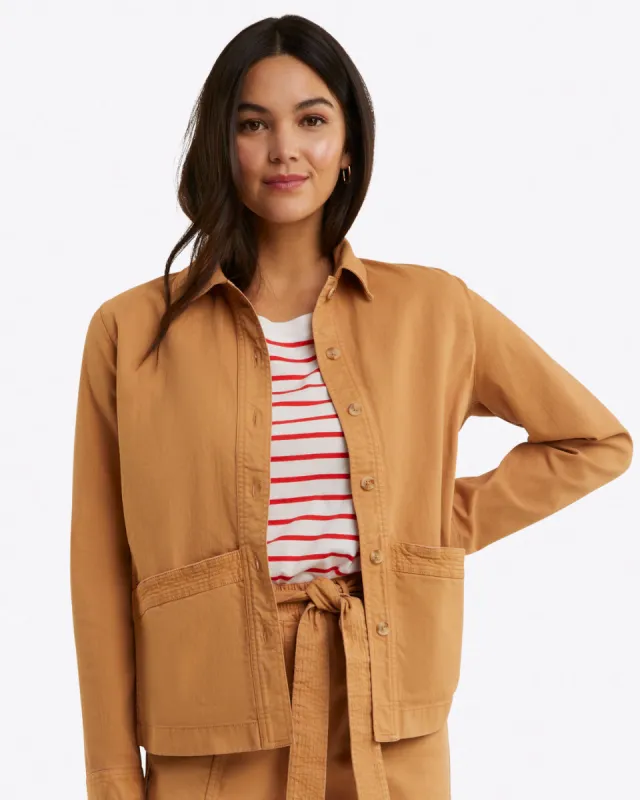 Utility Jacket in Cotton Twill sold by Draper James