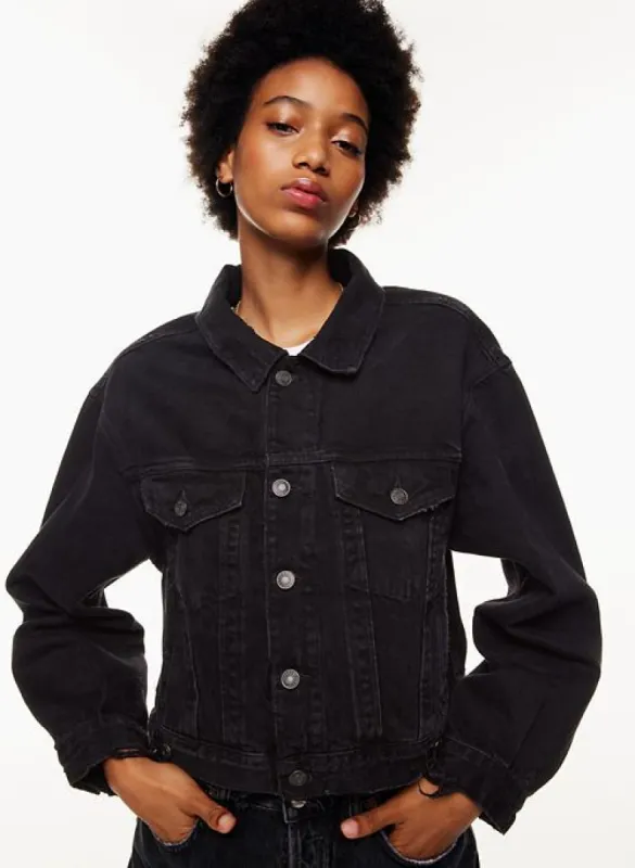shrunken charli jacket sold by Aritzia