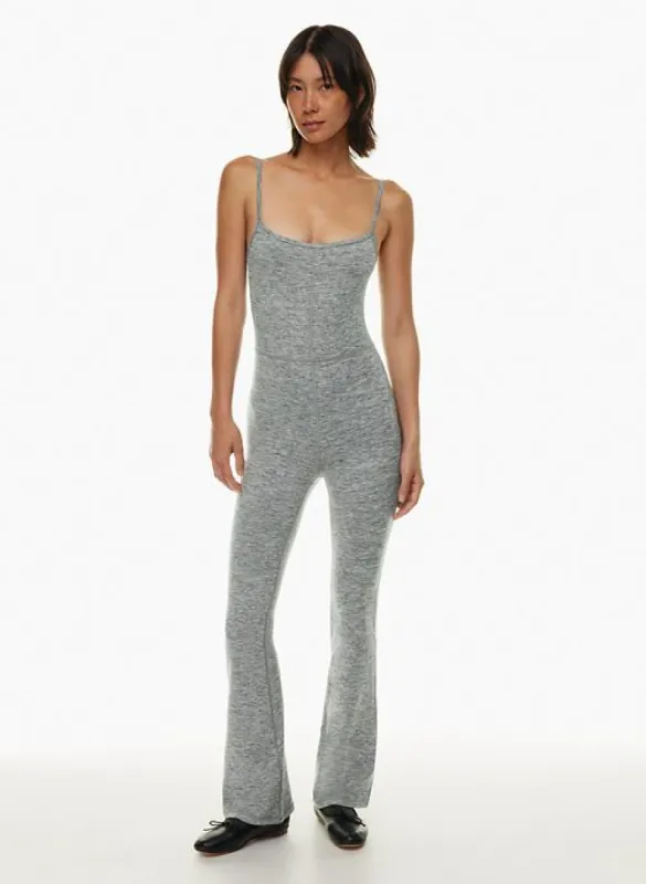 divinity kick flare jumpsuit sold by Aritzia