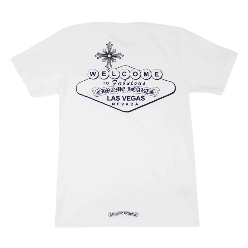 Chrome Hearts Welcome To Vegas Tee White sold by PLUS