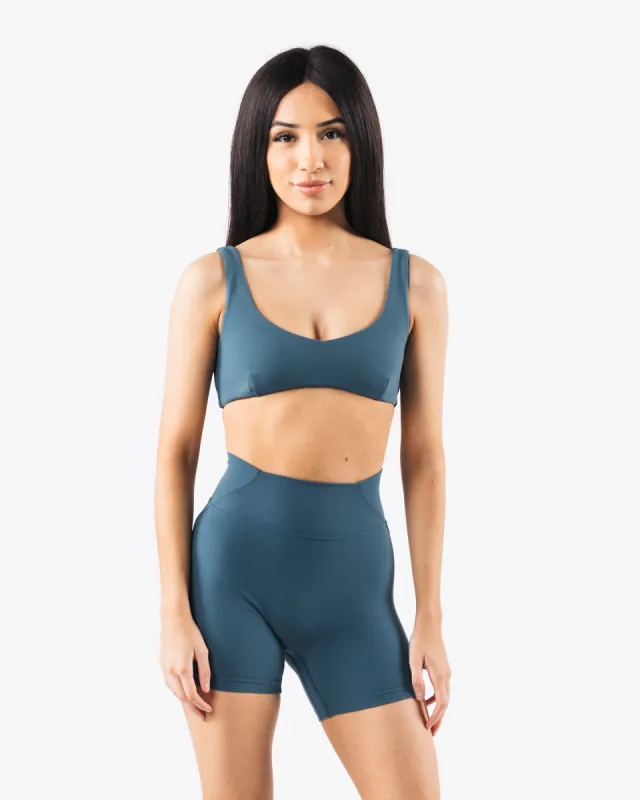 Aura Sculpt Bra - Glacial Lake sold by Alphalete