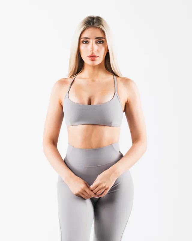 Aura 3 Strap Bra - Smoke sold by Alphalete
