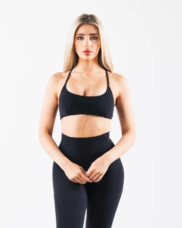 Aura 3 Strap Bra - Black sold by Alphalete