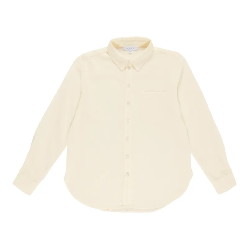 mySTYLE Women's Collared Long Sleeve Linen Shirt sold by Giant Tiger
