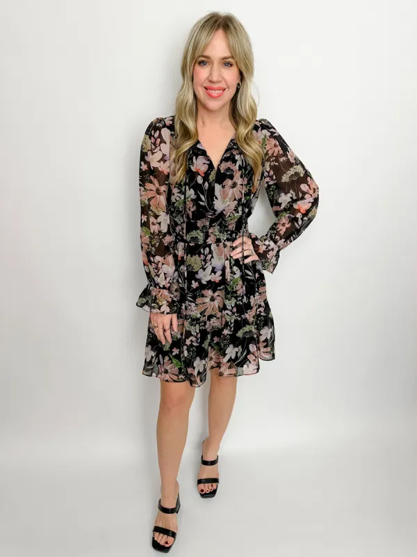 Garner Floral Mini Dress sold by Mimosa