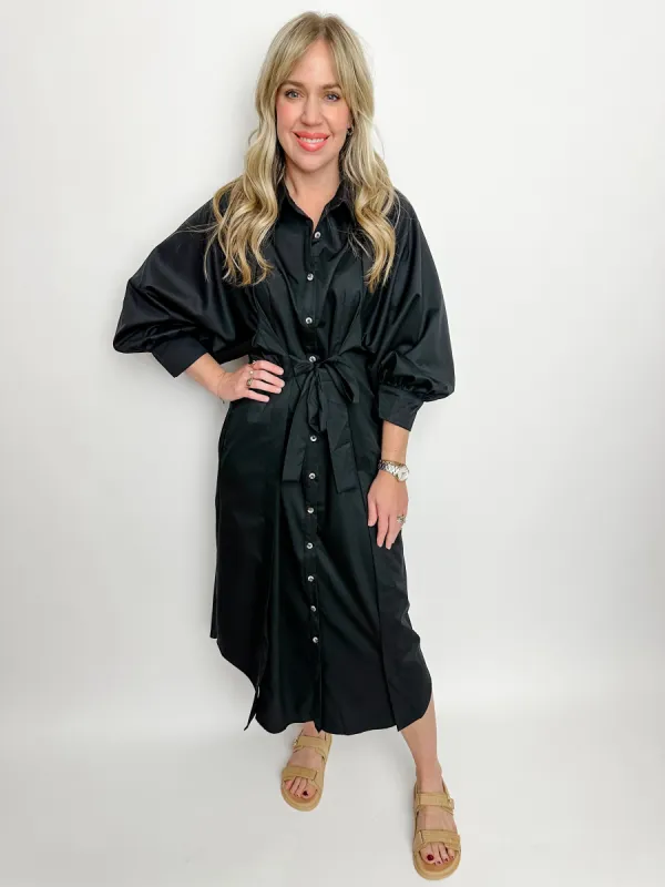 At The Villa Tie Front Maxi Dress sold by Mimosa