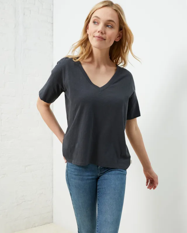Anytime Oversized V-Neck Tee sold by UpWest