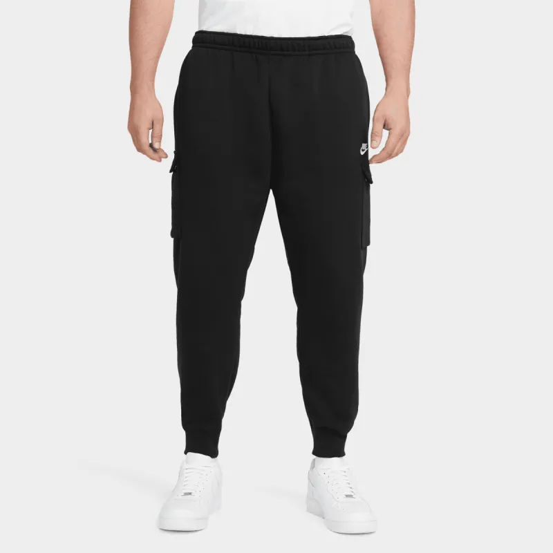 Nike Sportswear Club Cargo Pants Black / White sold by JD Sports