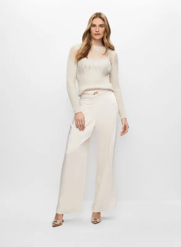 Sequinned Sweater & Wide Leg Pants sold by Melanie Lyne