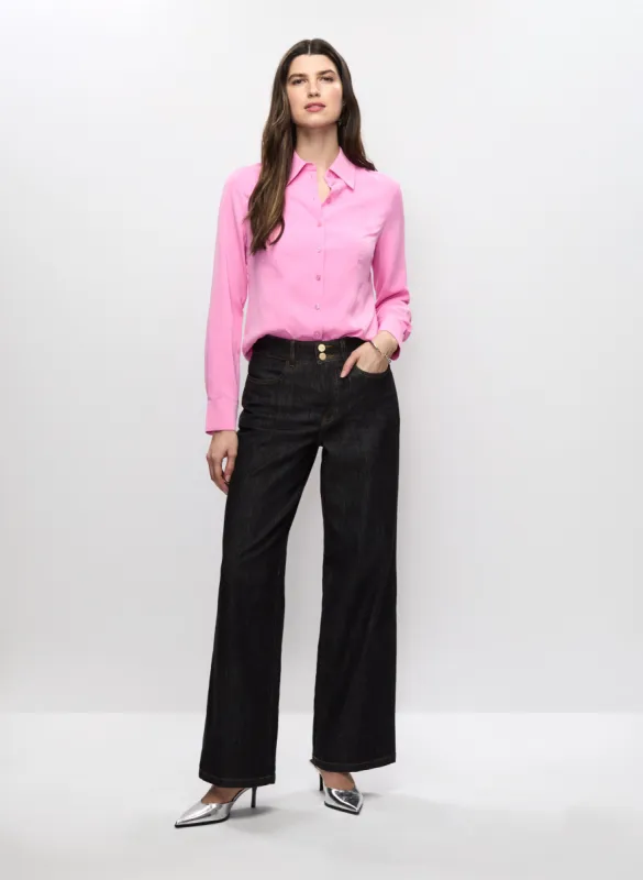 Button Front Blouse & Wide Leg Jeans sold by Melanie Lyne
