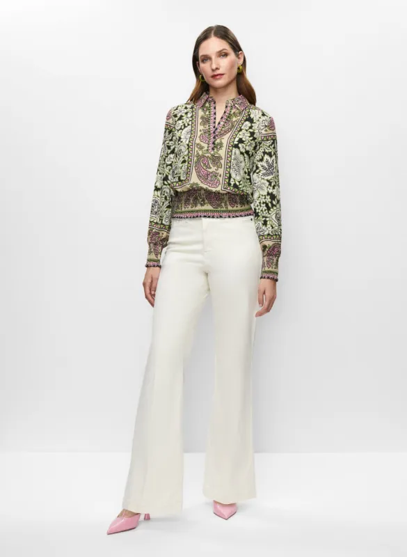 Paisley Top & Wide Leg Jeans sold by Melanie Lyne