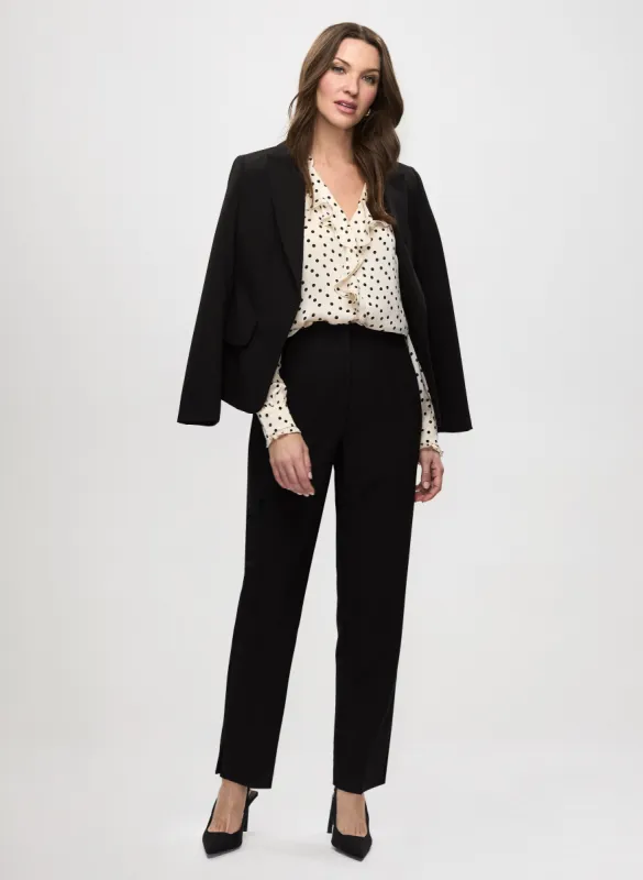 Flap Detail Blazer & Slim Leg Pants sold by Laura