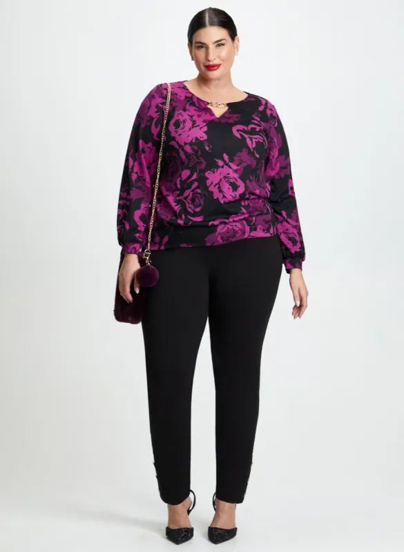 Floral Blouse & Straight Leg Pants sold by Laura