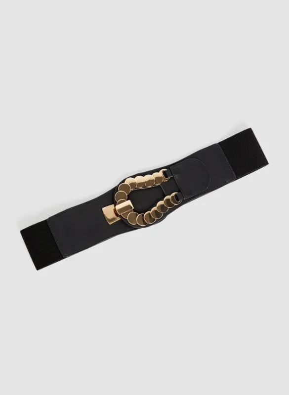 Horseshoe Buckle Elastic Belt sold by Melanie Lyne