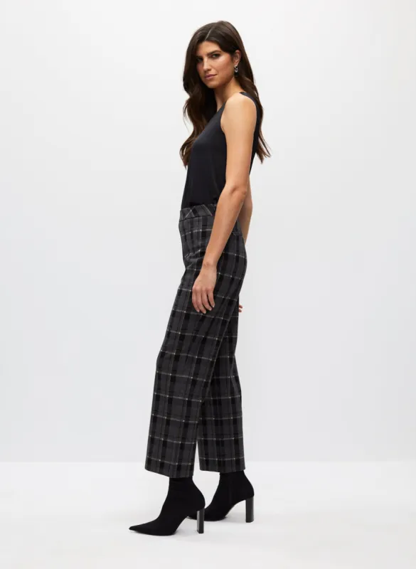 Frank Lyman - Plaid Wide Leg Pants sold by Melanie Lyne