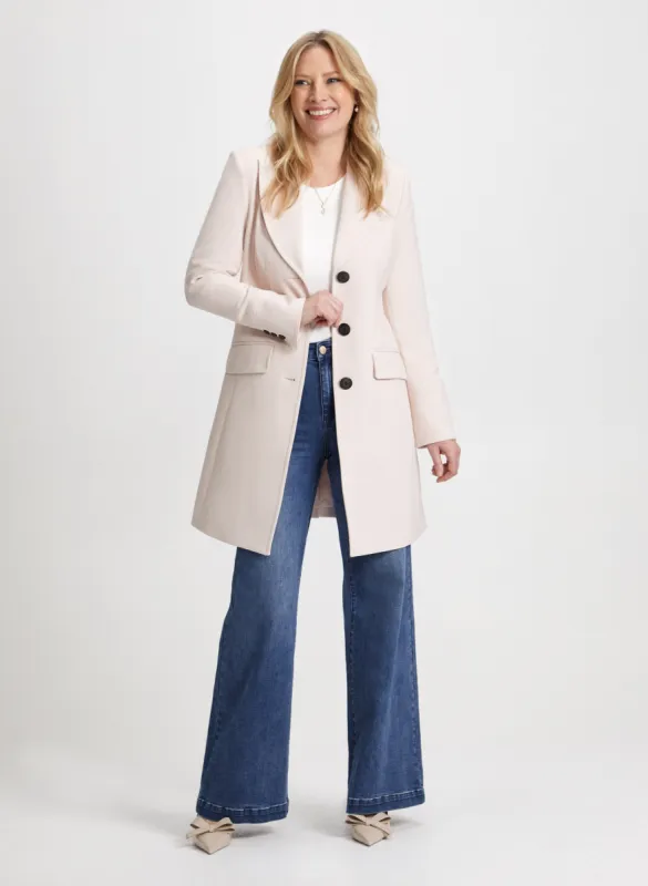 Trotting Coat & Wide Leg Jeans sold by Laura