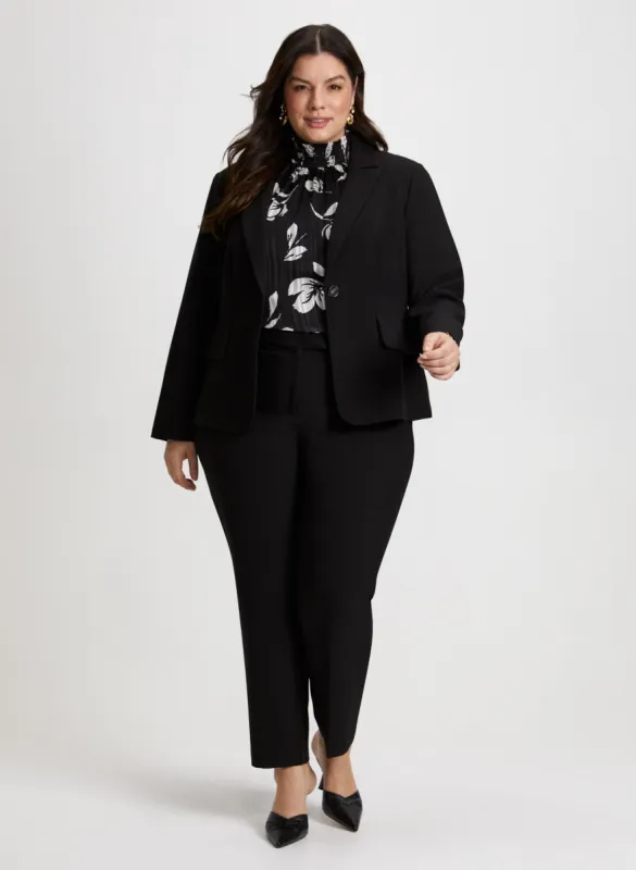 Short Blazer & Slim Leg Pants sold by Laura