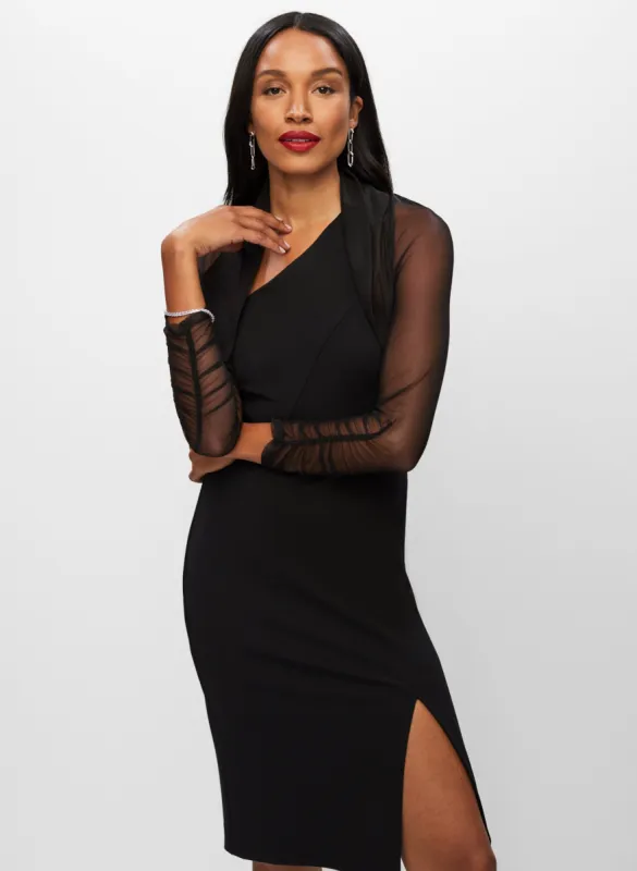 Sheer Sleeve Mesh Bolero sold by Melanie Lyne