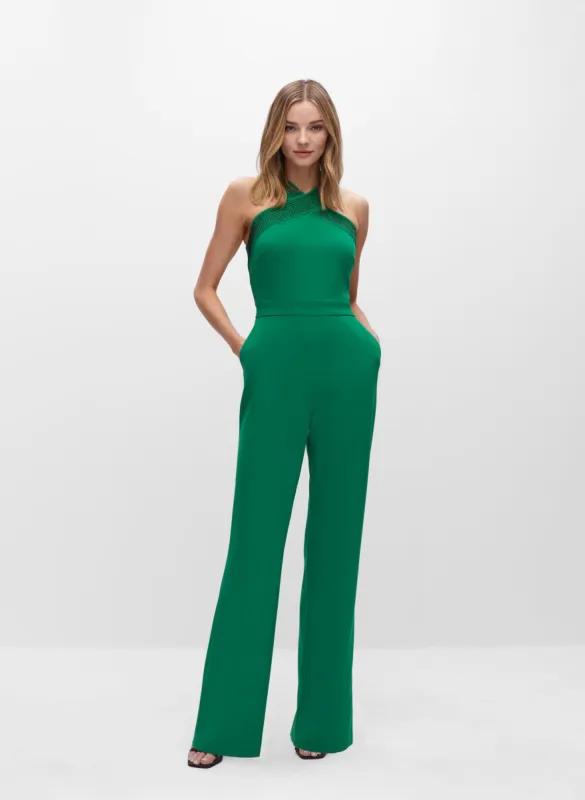 Crossover Halter Neck Jumpsuit sold by Melanie Lyne