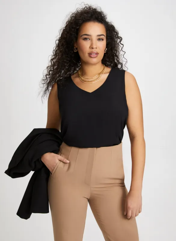 Sleeveless V-Neck Blouse sold by Laura