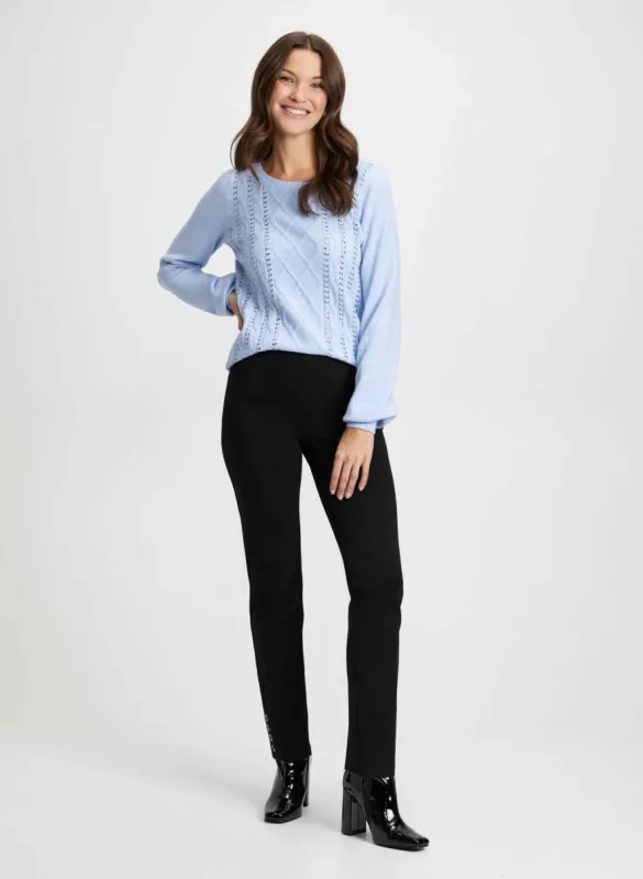Beaded Sweater & Slim Leg Pants sold by Laura