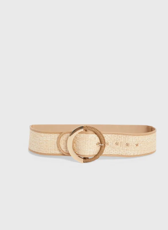 Gold Metallic Detail Belt sold by Melanie Lyne