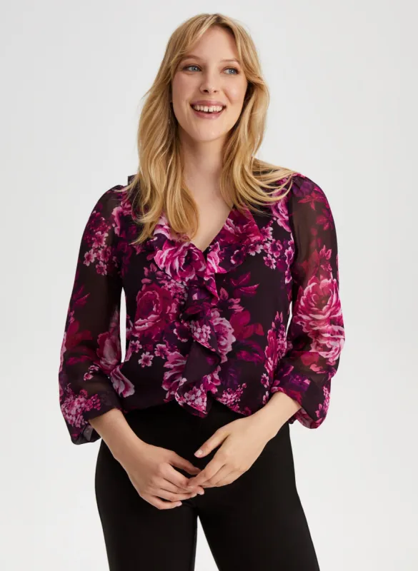 Floral Motif Blouse sold by Laura